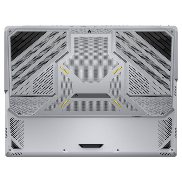 MSI TITAN 18 HX Dragon Edition dizüstü bilgisayar soğutucu ve tasarım detayları, yüksek performans ve dayanıklılık vurgusu.