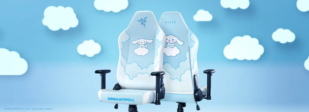 Razer Cinnamoroll Iskur V2x Newgen 1920x700