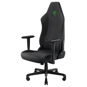 Razer Iskur V2 X Siyah Yesil Kumas Bel Destekli 2d Oyuncu Koltugu Rz38 05310100 R3g1 2
