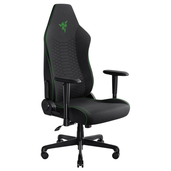 Razer Iskur V2 X Siyah Yesil Kumas Bel Destekli 2d Oyuncu Koltugu Rz38 05310100 R3g1 3