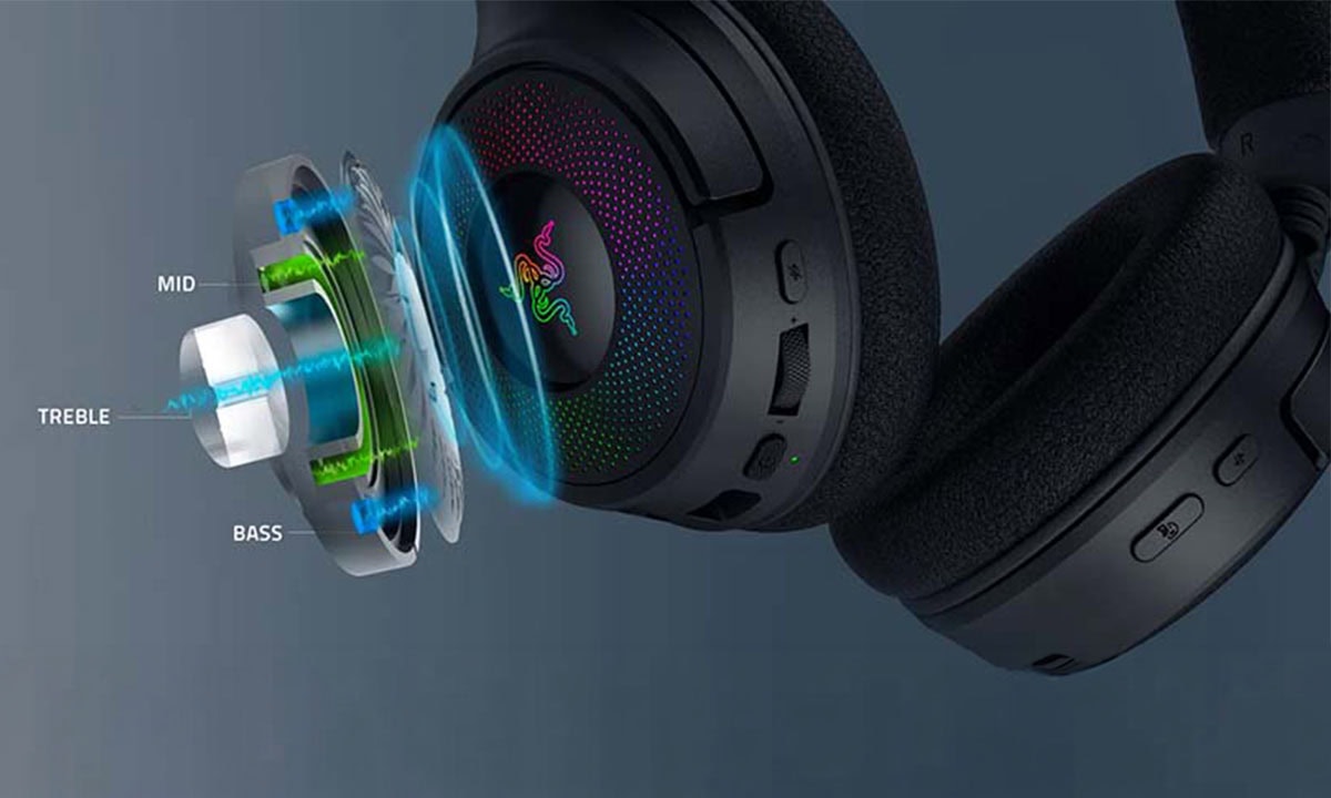 Razer™ Triforce Titanyum 40 mm Sürücüler