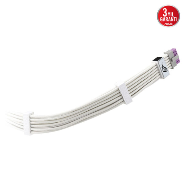 Rog Equalizer White Edition Pcie 5.0 12v 2x6 Ekran Kartı Güç Kablosu 12