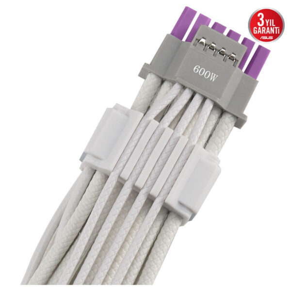 Rog Equalizer White Edition Pcie 5.0 12v 2x6 Ekran Kartı Güç Kablosu 6