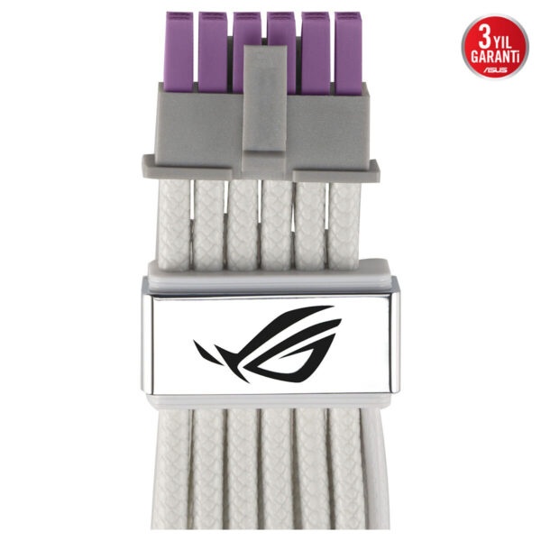 Rog Equalizer White Edition Pcie 5.0 12v 2x6 Ekran Kartı Güç Kablosu 8
