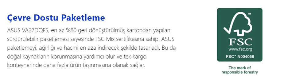 ASUS VA27DQFS Monitör H16