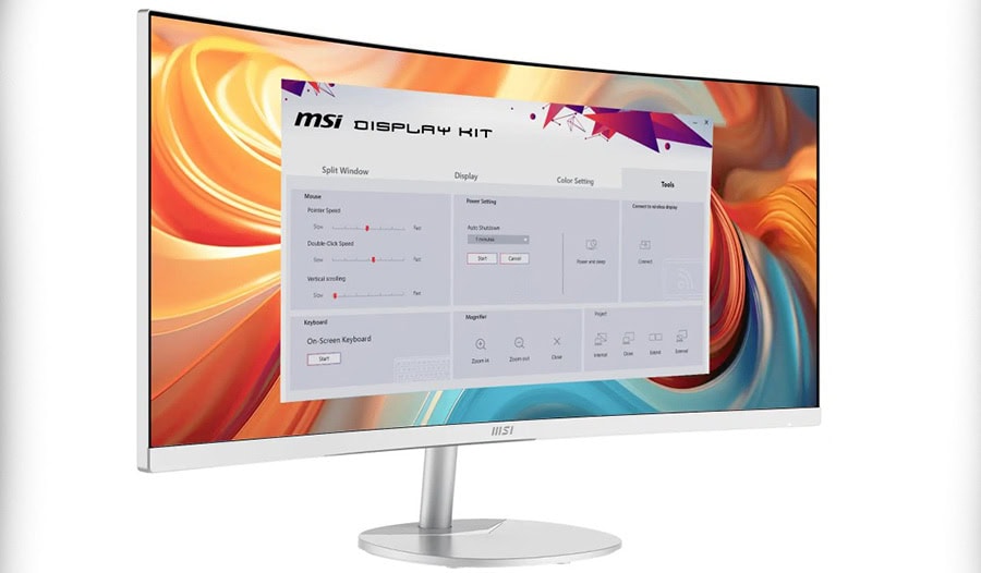 MSI PRO MP341CQW E12 34 inç 120Hz 1ms UWQHD FreeSync Premium VA Kavisli Monitör h16
