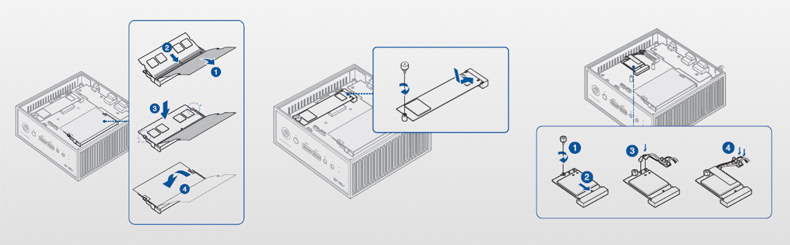 ASUS MiniPc PN42 ASUS PN42-SN0285AV Mini Bilgisayar H16