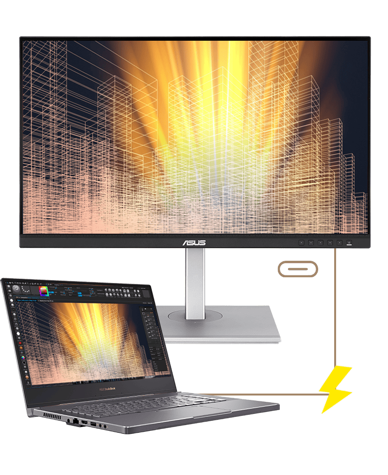 ASUS ProArt PA279CV 27 inç 60Hz 5ms 4K UHD FreeSync IPS Pivot Monitör h8