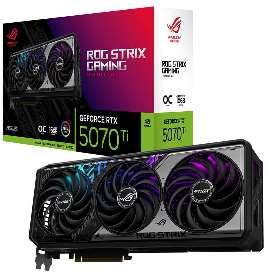 ROG Strix GeForce RTX™ 5070 Ti 16GB GDDR7 OC Edition ASUS ROG Strix GeForce RTX 5070 Ti OC 16GB GDDR7 256 Bit DLSS 4 Ekran Kartı h1