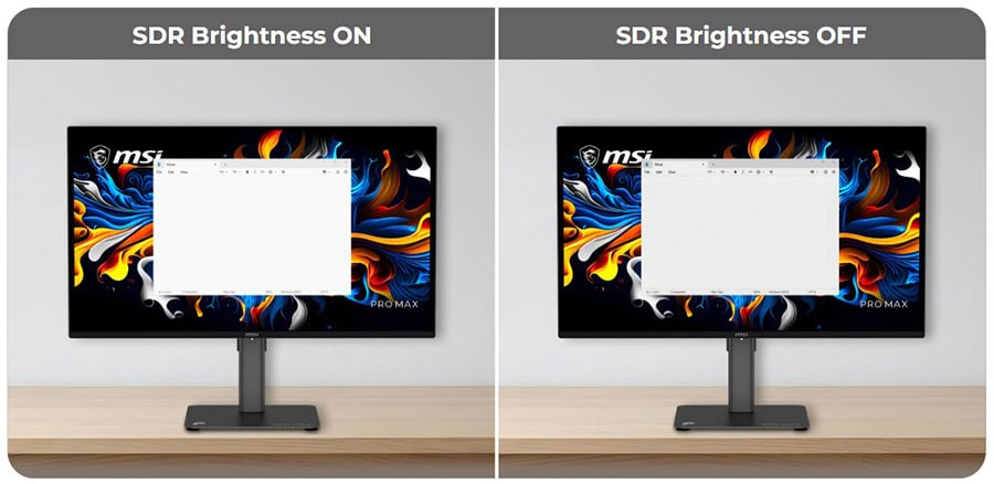 MSI PRO MAX 271UPX12G 26.5 inç 120Hz 0.03ms 4K UHD Adaptive Sync QD-OLED Pivot Monitör h19