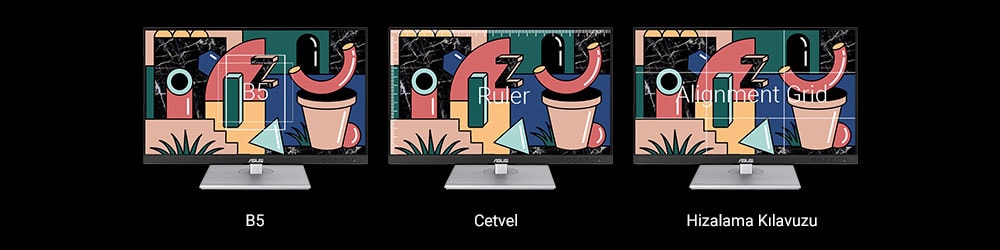 ASUS ProArt PA247CV 23.8 inç 75Hz 5ms Full HD Adaptive Sync IPS Pivot Monitor h8