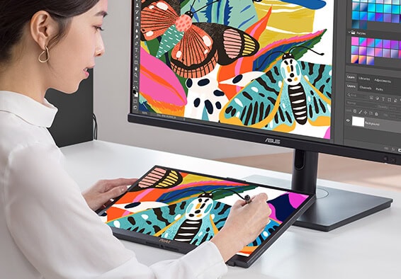 ProArt Display PA169CDV ASUS ProArt PA169CDV 15.6 inç 60Hz 4K UHD IPS Taşınabilir Dokunmatik Monitör h3