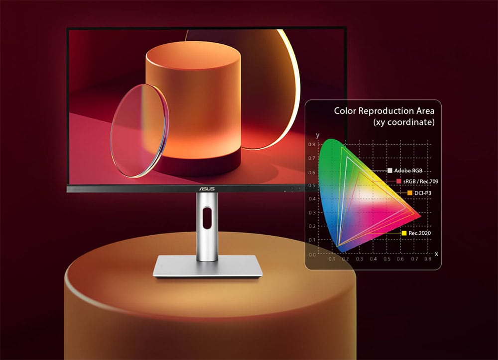 ProArt Display PA24ACRV ASUS ProArt PA24ACRV 23.8 inç 75Hz 5ms 2K QHD Adaptive Sync IPS Pivot Monitör h8