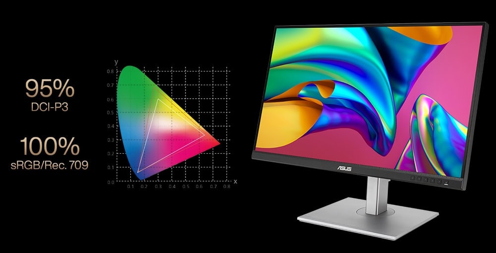 ASUS ProArt PA278CGV 27 inç 144Hz 5ms 2K QHD FreeSync IPS Pivot Monitör h3