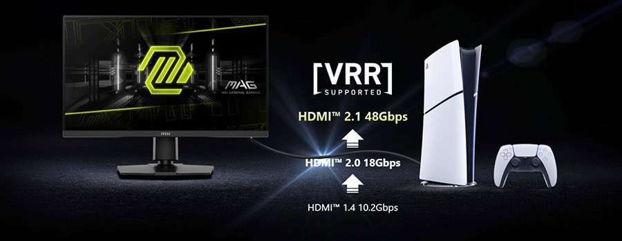 MSI MAG 272URDF E16 27 inç 320Hz FHD - 160Hz 4K UHD Dual-Mode 0.5ms FreeSync Premium Rapid IPS Pivot Gaming Monitör h11