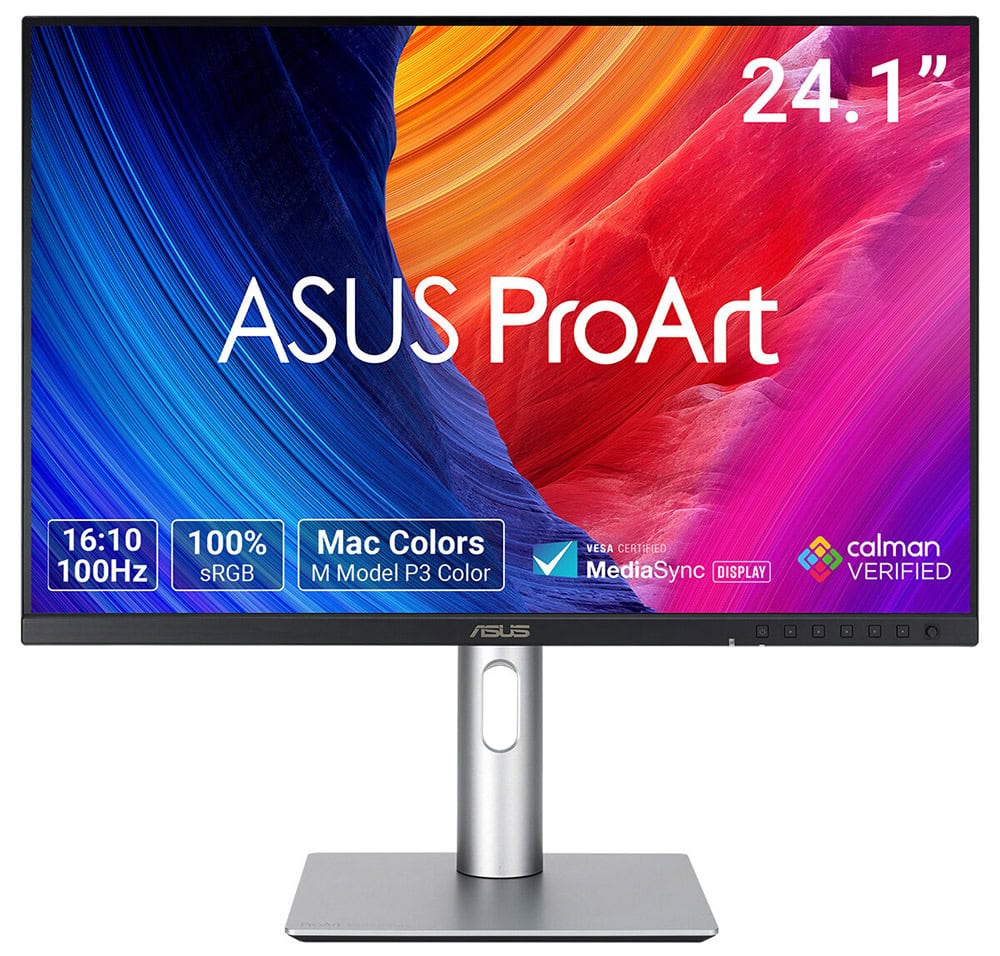 ProArt Display PA248QV Gen2 (PA248QFV) ASUS ProArt PA248QFV 24.1 inç 100Hz 5ms WUXGA Adaptive Sync IPS Pivot Monitör h1