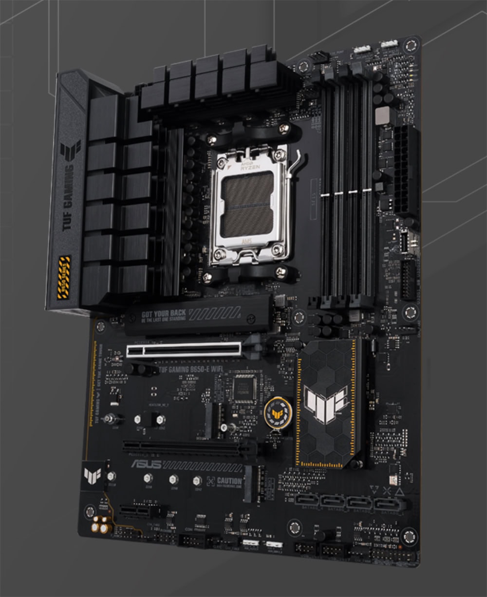 TUF GAMING B650-E WIFI ASUS TUF Gaming B650-E WIFI 8000MHz (OC) DDR5 Soket AM5 M.2 HDMI DP ATX Anakart h2