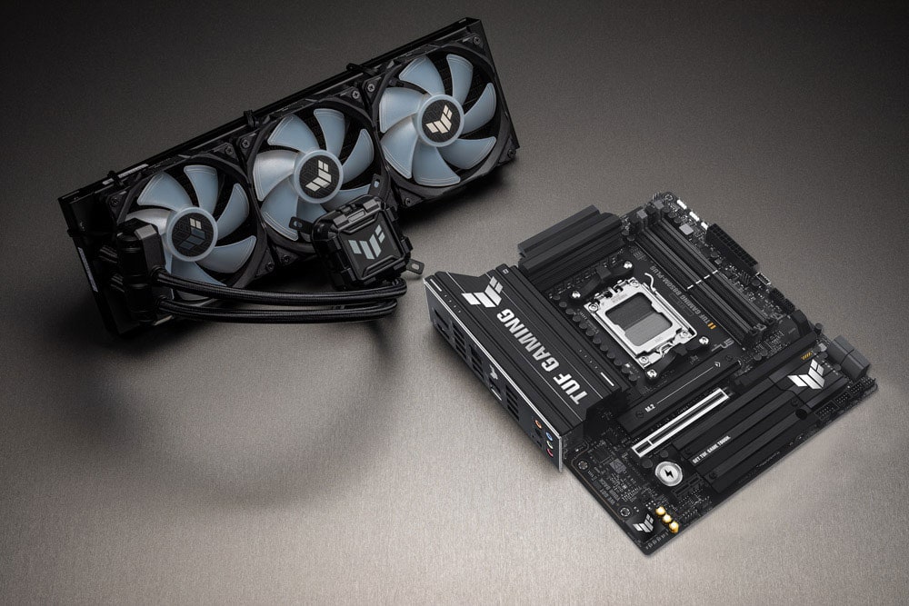 TUF GAMING B850-PLUS WIFI ASUS TUF Gaming B850-PLUS WiFi 8000MHz (OC) DDR5 Soket AM5 M.2 HDMI DP ATX Anakart h7