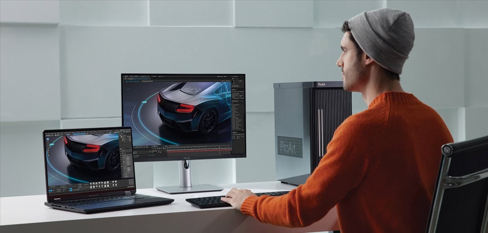 ProArt Display PA248CRV ASUS ProArt PA248CRV 24.1 inç 75Hz 5ms WUXGA Adaptive Sync IPS Pivot Monitör h8