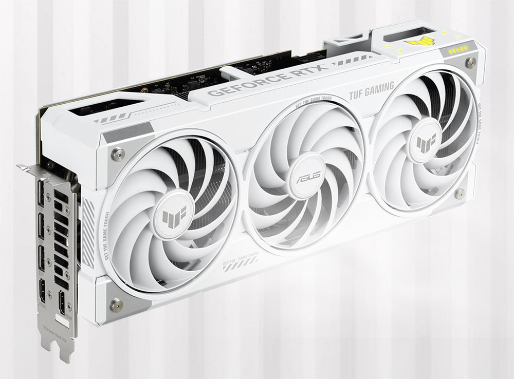 ASUS TUF Gaming GeForce RTX™ 5070 Ti 16GB GDDR7 White OC Edition ASUS TUF Gaming GeForce RTX 5070 Ti OC 16GB GDDR7 256 Bit Beyaz DLSS 4 Ekran Kartı h9