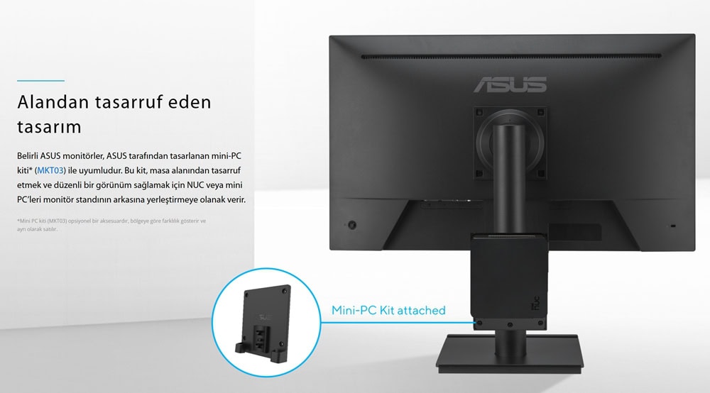 VA249QGSE ASUS VA249QGSE 23.8 inç 120Hz 1ms Full HD Adaptive Sync IPS Pivot Gaming Monitör h12