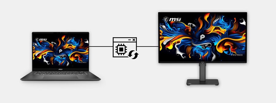 MSI PRO MAX 271UPX12G 26.5 inç 120Hz 0.03ms 4K UHD Adaptive Sync QD-OLED Pivot Monitör h28