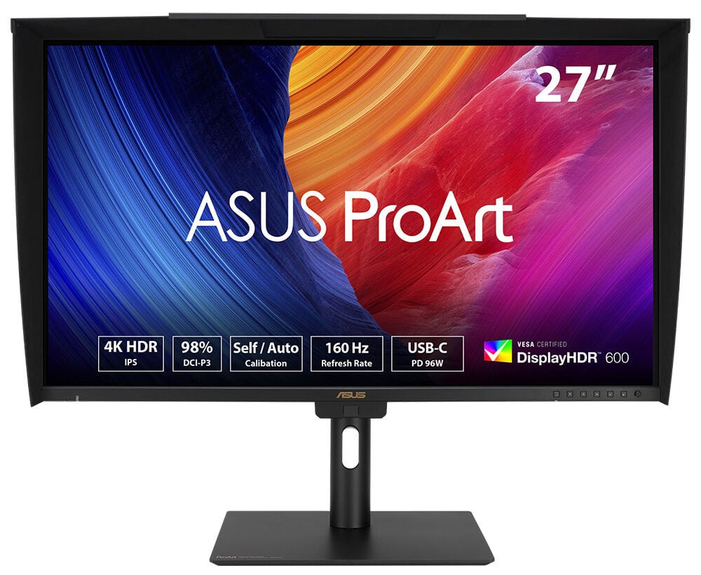 ProArt Display PA27UCGE ASUS ProArt PA27UCGE 27 inç 160Hz 1ms 4K UHD Adaptive Sync IPS Pivot Monitör h1