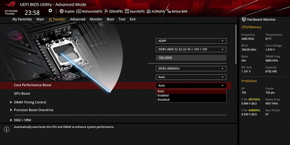 ASUS ROG Strix B850-E Gaming WiFi 8000MHz (OC) DDR5 Soket AM5 M.2 HDMI DP ATX Anakart h4