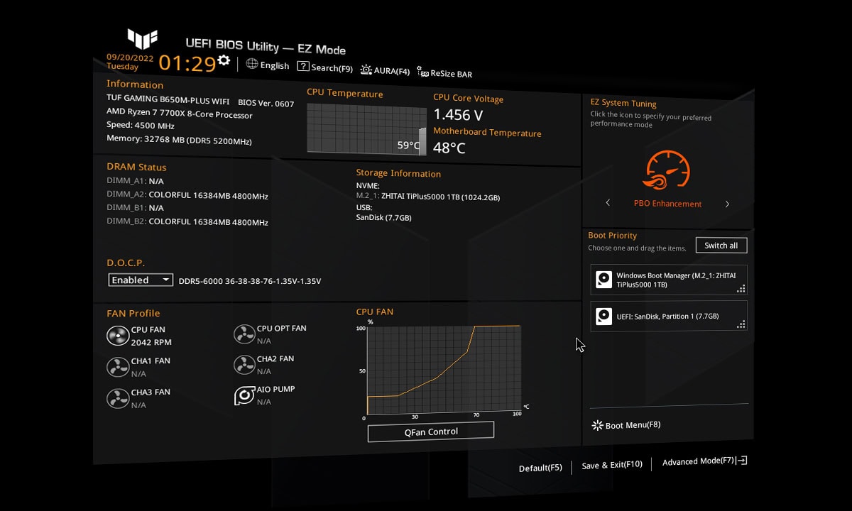 TUF GAMING B650-E WIFI ASUS TUF Gaming B650-E WIFI 8000MHz (OC) DDR5 Soket AM5 M.2 HDMI DP ATX Anakart h4