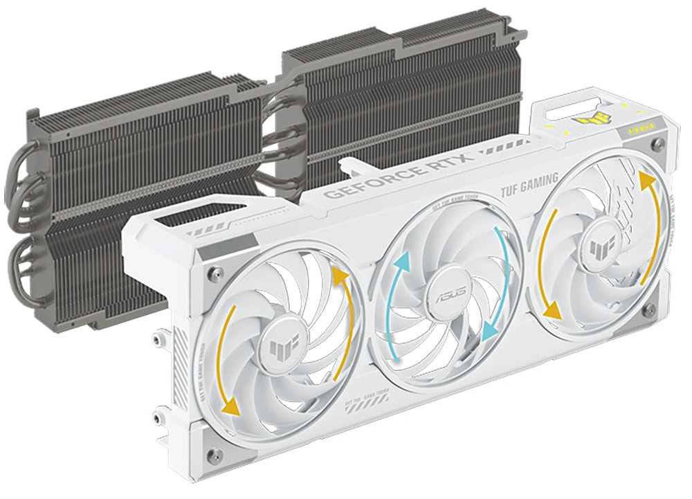 ASUS TUF Gaming GeForce RTX™ 5070 Ti 16GB GDDR7 White OC Edition ASUS TUF Gaming GeForce RTX 5070 Ti OC 16GB GDDR7 256 Bit Beyaz DLSS 4 Ekran Kartı h11