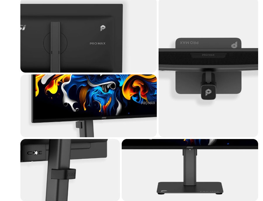 MSI PRO MAX 271UPX12G 26.5 inç 120Hz 0.03ms 4K UHD Adaptive Sync QD-OLED Pivot Monitör h30