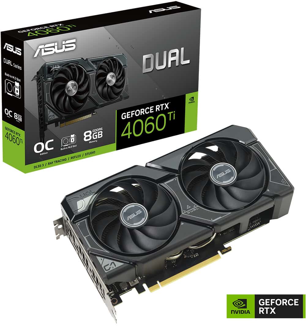ASUS Dual GeForce RTX™ 4060 Ti SSD OC Edition 8GB GDDR6 ASUS Dual GeForce RTX 4060 Ti OC 8GB SSD'li Ekran Kartı yh4
