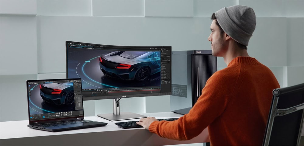 ProArt Display PA34VCNV ASUS ProArt PA34VCNV 34.1 inç 60Hz 5ms Adaptive Sync IPS Monitör h9