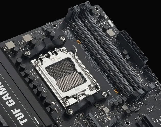 ASUS TUF Gaming A620AM-PLUS WIFI 7600MHz (OC) DDR5 Soket AM5 M.2 HDMI DP mATX Anakart h7
