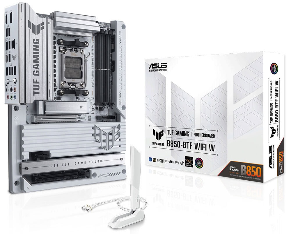 TUF-GAMING-B850-BTF-WIFI-W ASUS TUF GAMING B850-BTF WIFI W 8000MHz (OC) DDR5 Soket AM5 M.2 HDMI DP ATX Anakart h1