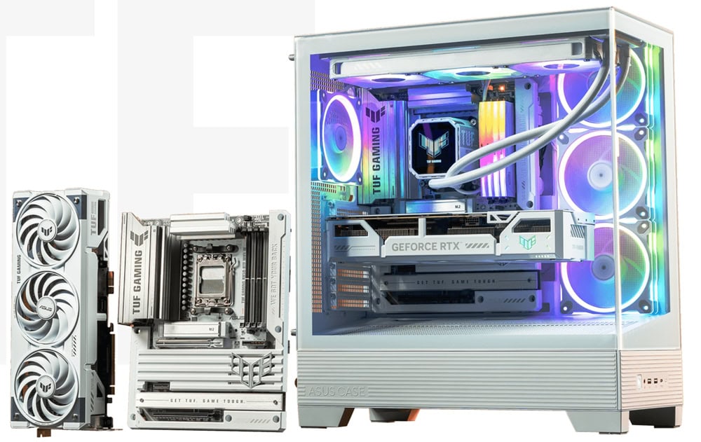 ASUS TUF Gaming GeForce RTX™ 5070 Ti 16GB GDDR7 BTF White OC Edition ASUS TUF Gaming GeForce RTX 5070 Ti 16GB GDDR7 BTF White OC Edition 256 Bit DLSS 4 Ekran Kartı h8
