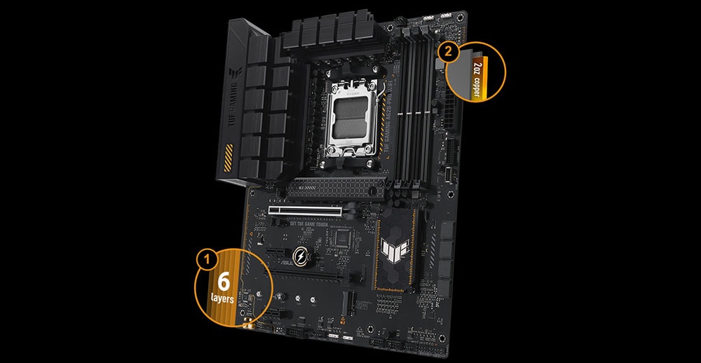 TUF GAMING B760-PLUS WIFI ASUS Tuf Gaming A620-PRO WiFi 6400MHz (OC) DDR5 Soket AM5 M.2 HDMI DP ATX Anakart h6