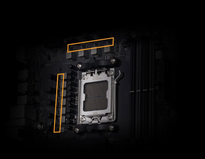 ASUS TUF GAMING B650E-E WIFI 8000MHz (OC) DDR5 Soket AM5 M.2 HDMI DP ATX Anakart h7