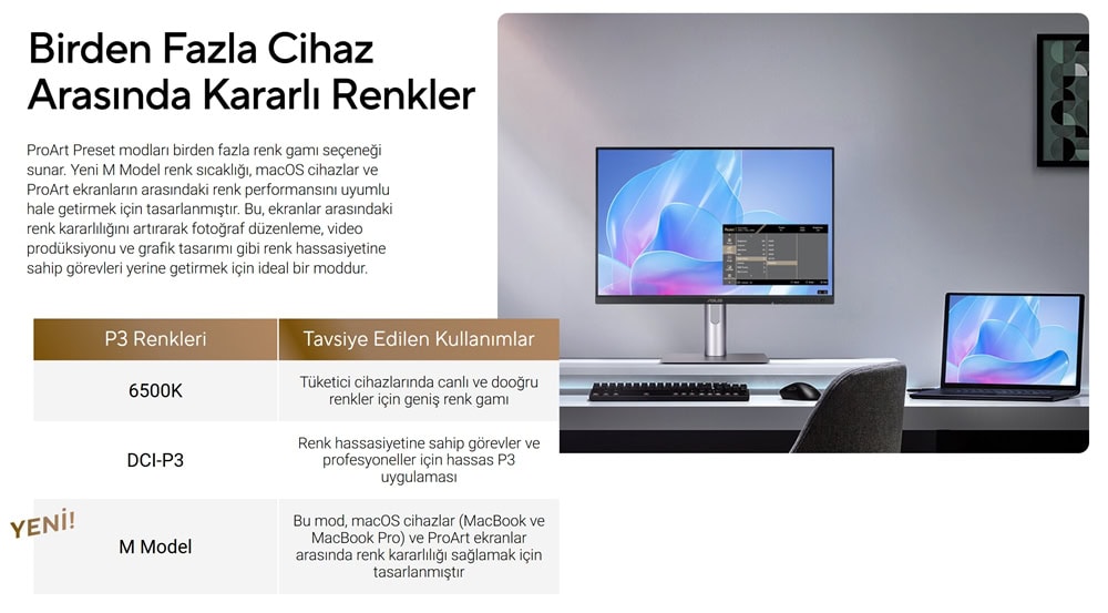 ProArt Display PA248QV Gen2 (PA248QFV) ASUS ProArt PA248QFV 24.1 inç 100Hz 5ms WUXGA Adaptive Sync IPS Pivot Monitör h12