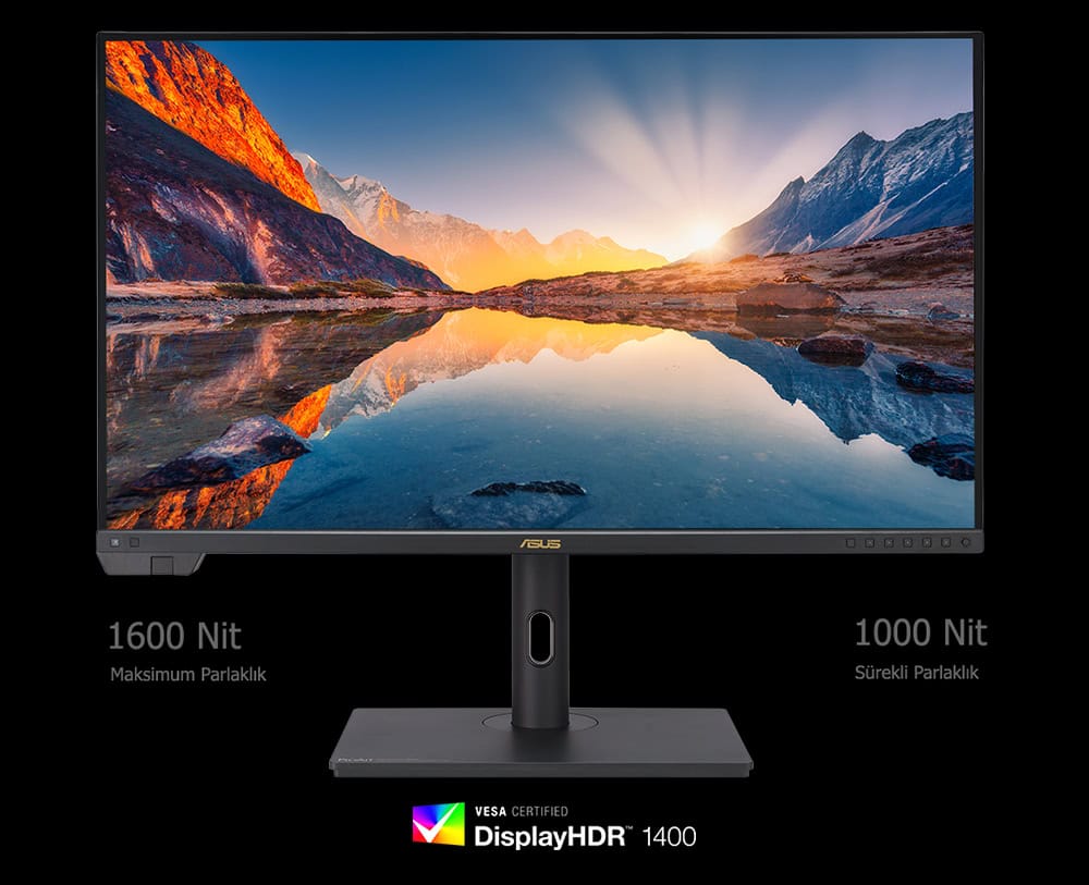 ProArt Display PA32UCXR ASUS ProArt PA32UCXR 32 inç 60Hz 5ms 4K UHD Adaptive Sync IPS Pivot Monitör h5
