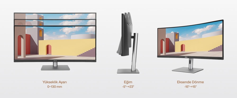 ProArt Display PA34VCNV ASUS ProArt PA34VCNV 34.1 inç 60Hz 5ms Adaptive Sync IPS Monitör h16