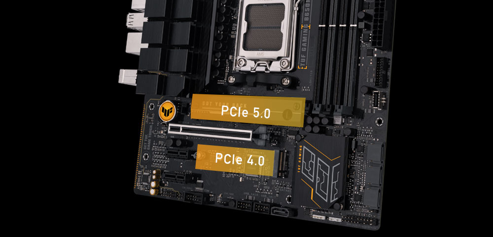 TUF GAMING B650M-E ASUS TUF Gaming B650M-E 6400MHz (OC) DDR5 Soket AM5 M.2 HDMI DP mATX Anakart h10