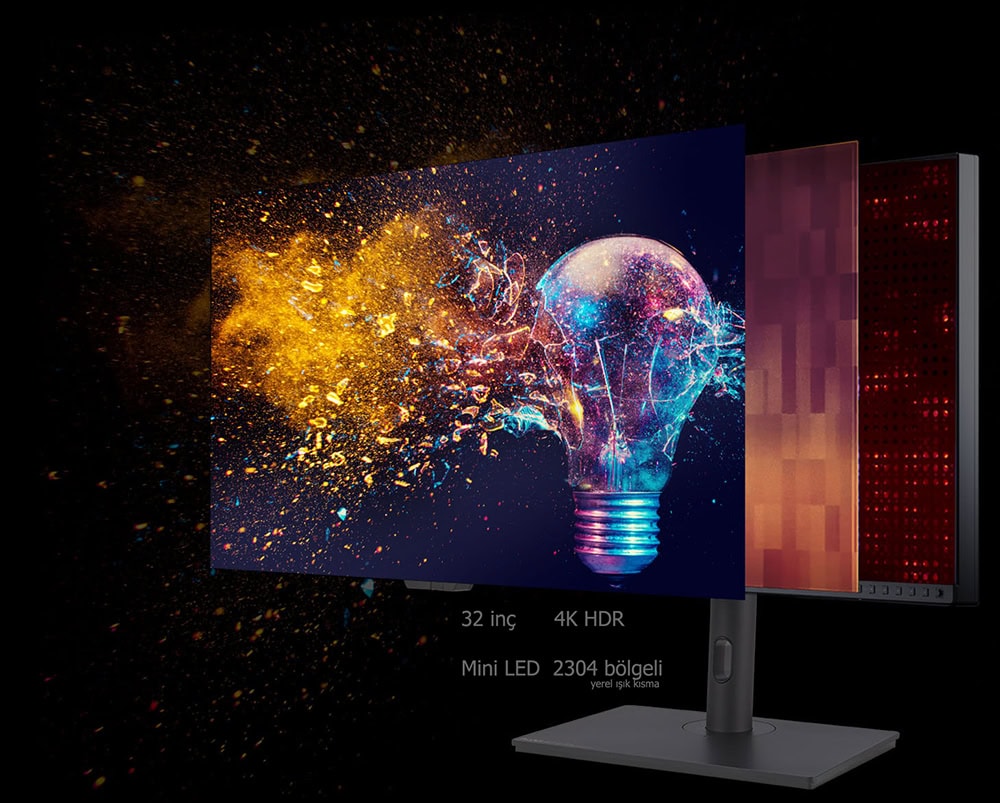 ProArt Display PA32UCXR ASUS ProArt PA32UCXR 32 inç 60Hz 5ms 4K UHD Adaptive Sync IPS Pivot Monitör h6