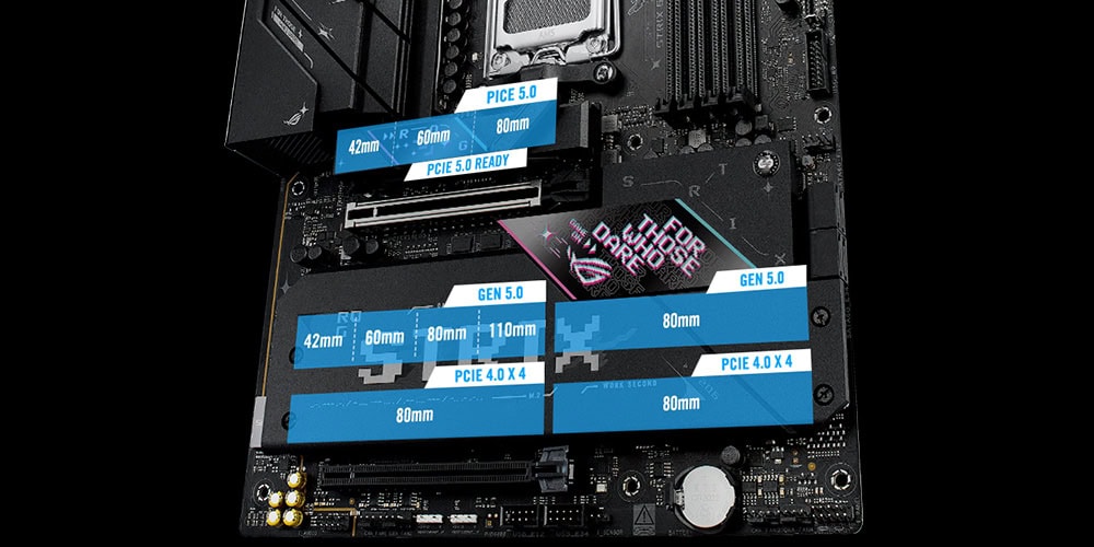 ASUS ROG Strix B850-E Gaming WiFi 8000MHz (OC) DDR5 Soket AM5 M.2 HDMI DP ATX Anakart h14