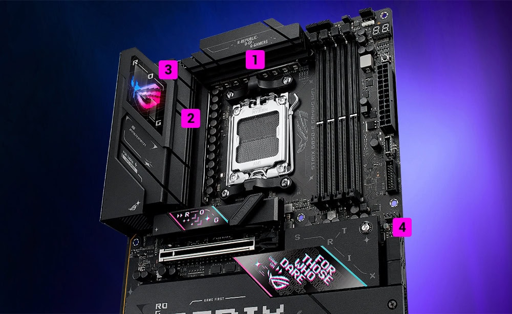 ASUS ROG Strix B850-E Gaming WiFi 8000MHz (OC) DDR5 Soket AM5 M.2 HDMI DP ATX Anakart h15