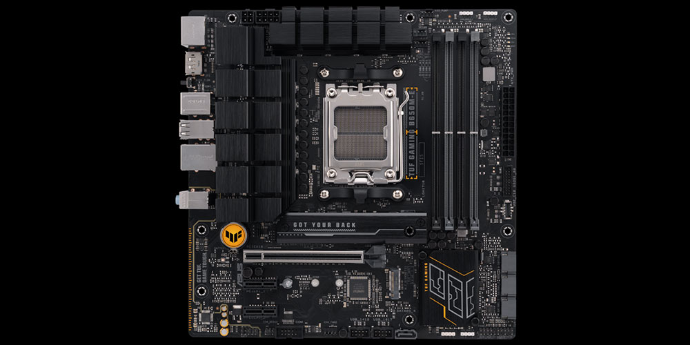 TUF GAMING B650M-E ASUS TUF Gaming B650M-E 6400MHz (OC) DDR5 Soket AM5 M.2 HDMI DP mATX Anakart h12