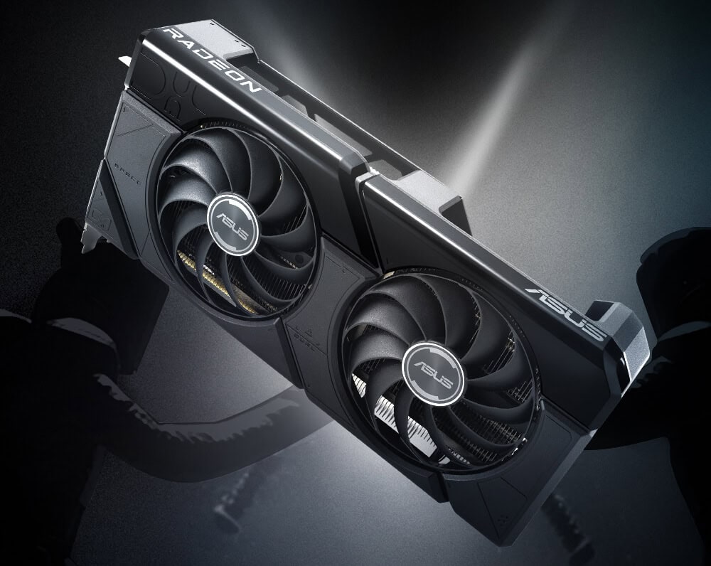 ASUS Dual Radeon™ RX 7800 XT OC Edition 16GB GDDR6 ASUS Dual Radeon RX 7800 XT OC 16GB Ekran Kartı yh4
