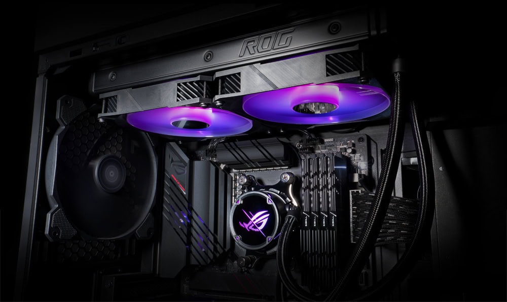 ROG STRIX LC II 120 ARGB ASUS ROG Strix LC II 120 ARGB V2 Sıvı Soğutucu yh4