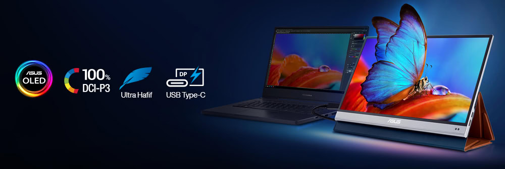 ASUS ZenScreen OLED MQ13AH ASUS ZenScreen OLED MQ13AH Taşınabilir Monitör H3