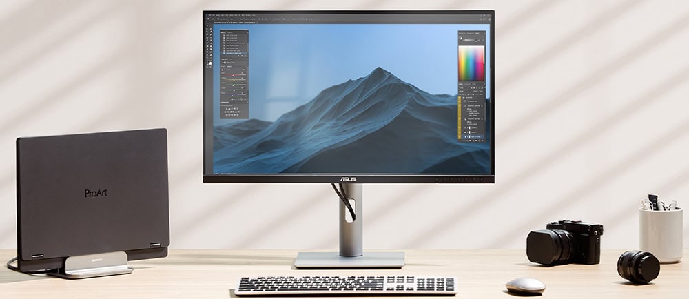 ProArt Display PA278CFRV ASUS ProArt PA278CFRV 27 inç 100Hz 5ms 2K QHD Adaptive Sync IPS Pivot Monitör h8